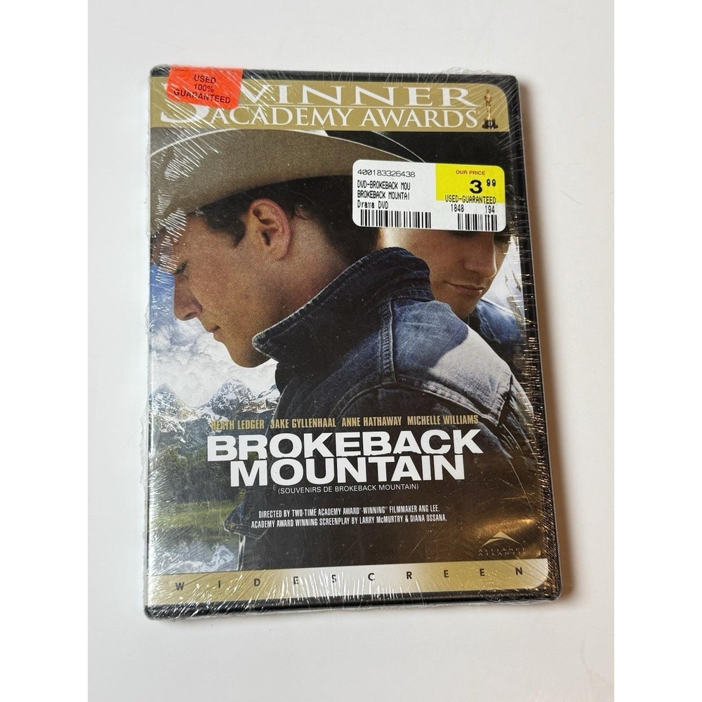 Brokeback Mountain DVD Widescreen Factory Sealed Heath Ledger Jake Gyllenhaal